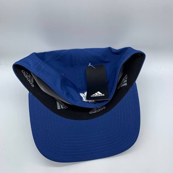 Toronto Maple Leafs NHL M/L Blue Adidas Aerowarm Hat Fitted Cap Mens - Picture 4 of 5